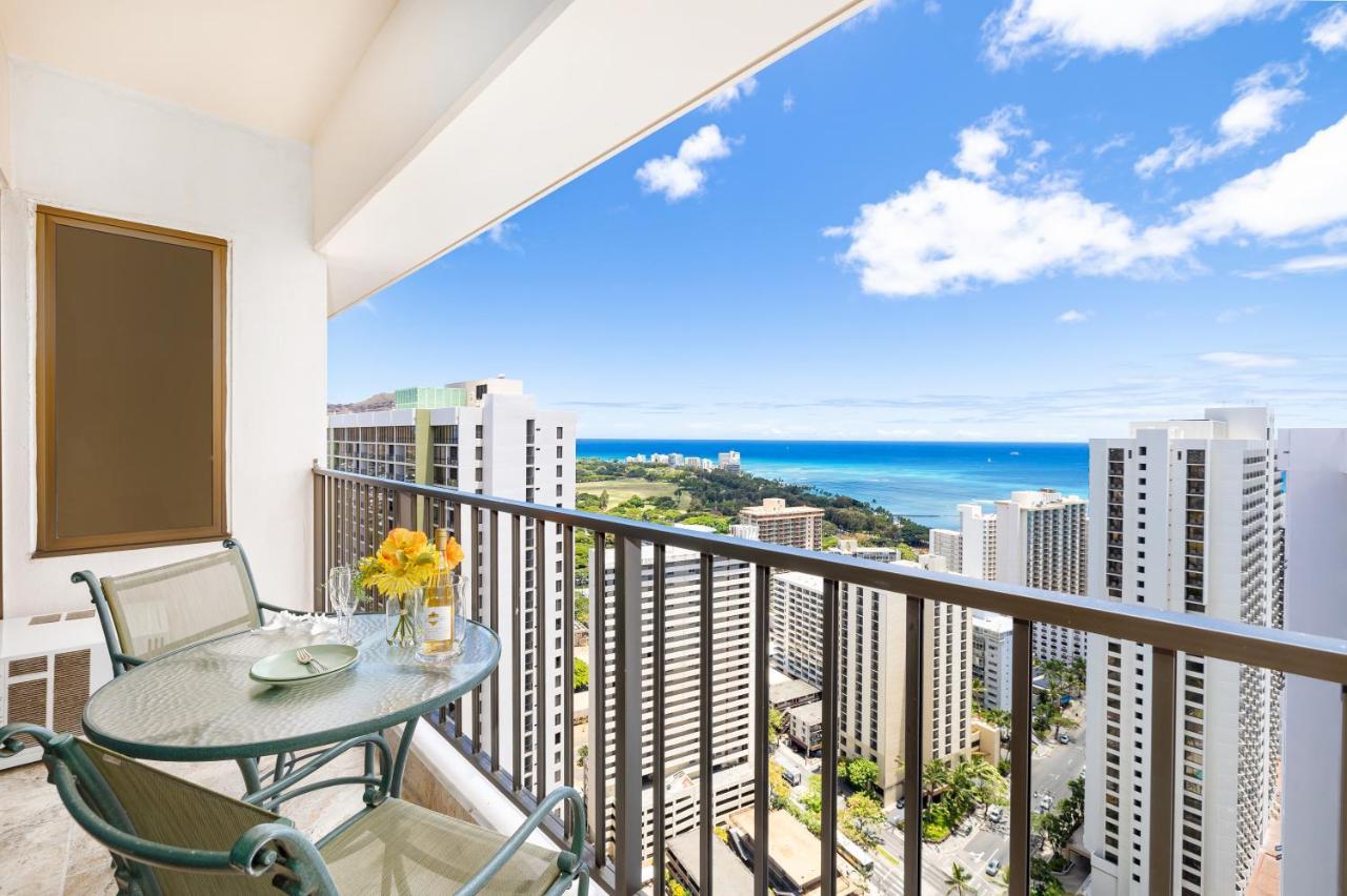 דירות הונולולו Upscale Penthouse With Ocean Views - Free Parking מראה חיצוני תמונה