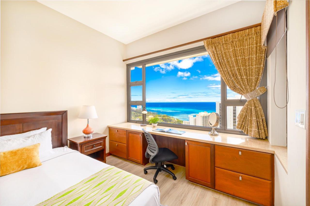 דירות הונולולו Upscale Penthouse With Ocean Views - Free Parking מראה חיצוני תמונה
