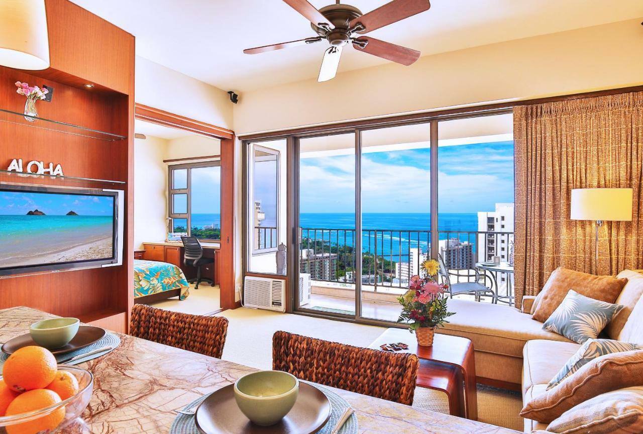 דירות הונולולו Upscale Penthouse With Ocean Views - Free Parking מראה חיצוני תמונה